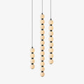 Lyra Alabaster Pendant Light With Warm Glow For Stairs