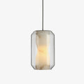 Alabaster Glass Pendant Light With Warm Glow