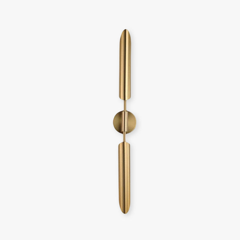 Luxe Double Head Golden Scabbard Wall Light