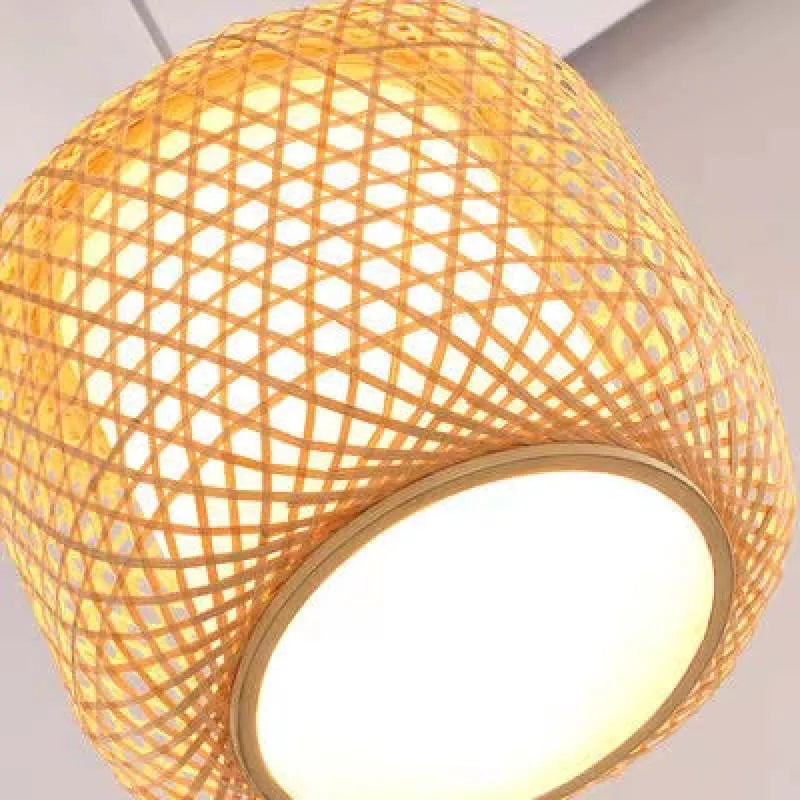 Suspension Bambou Rotin Naturelle Pour Ambiance Chaleureuse