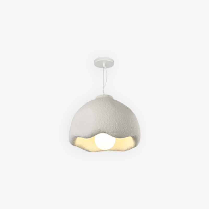 Floral Pendant Light White For Living Room Ambience