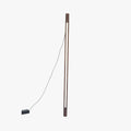 Linear Wooden Floor Lamp With Eco Acrylic Shade For Living Room
