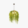 Nature Inspired Plant Pendant Light For Living Room