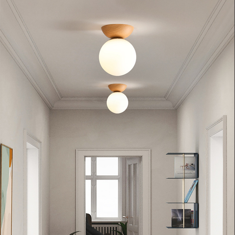 Glass Globe LED Ceiling Light Pendant for Warm Ambience