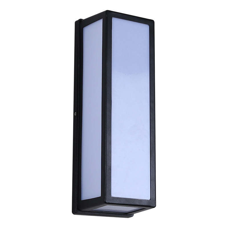 Black Metal Cross Outdoor Wall Light Waterproof IP65