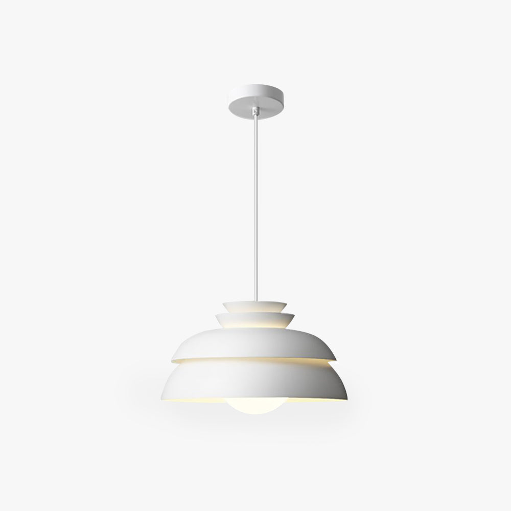 Valentina White Metal Pendant Light With Durable Build