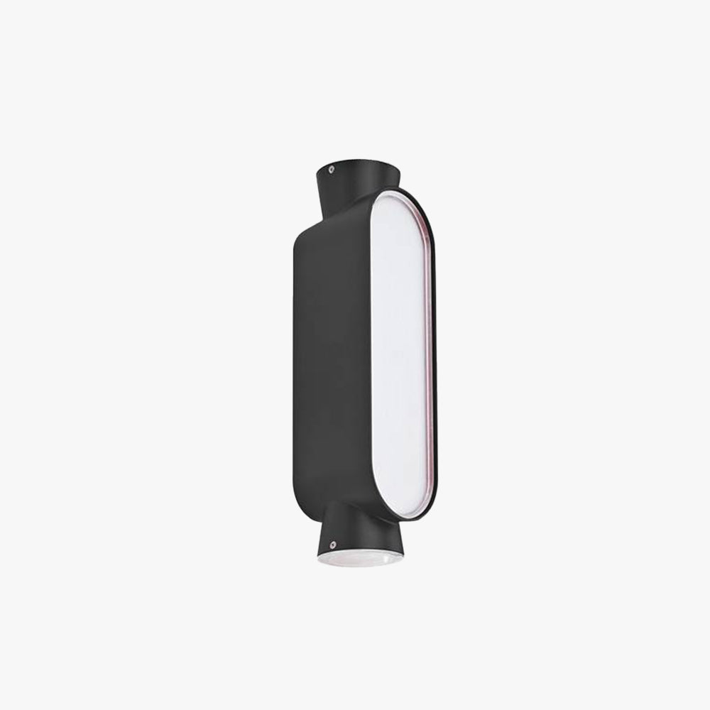 Aero Beam Up And Down Outdoor Wall Light Black And White