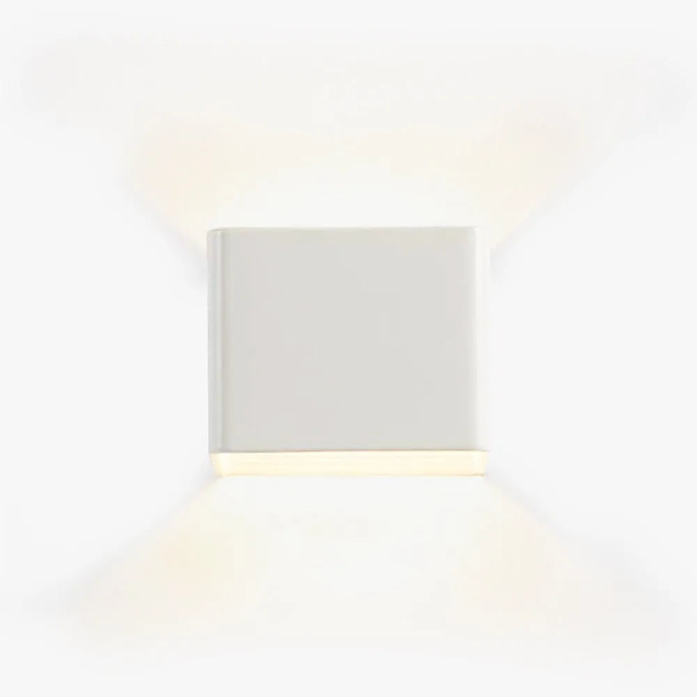 Geometric Colourful Indoor Square Wall Lamp