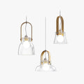 Minimalist Glass Bowl Pendant Light With Ambient Glow