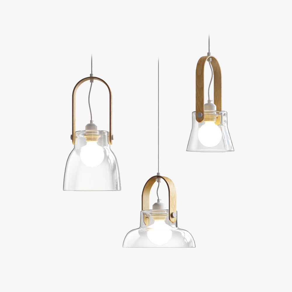 Minimalist Glass Bowl Pendant Light With Ambient Glow