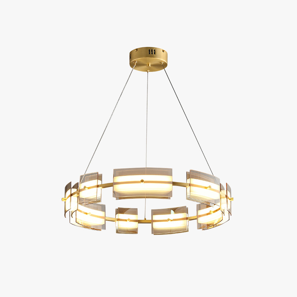 Minimalist Ring Pendant Light With LED Bulbs