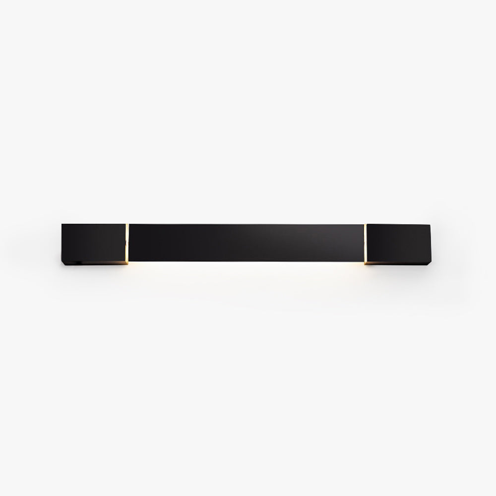Black Rotatable Wall Lamp With Metal And Acrylic Finish