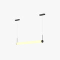 Durable Cylinder Pendant Light With White Metal And Acrylic