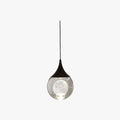Matte Black Moon Metal Pendant Light For Modern Interiors