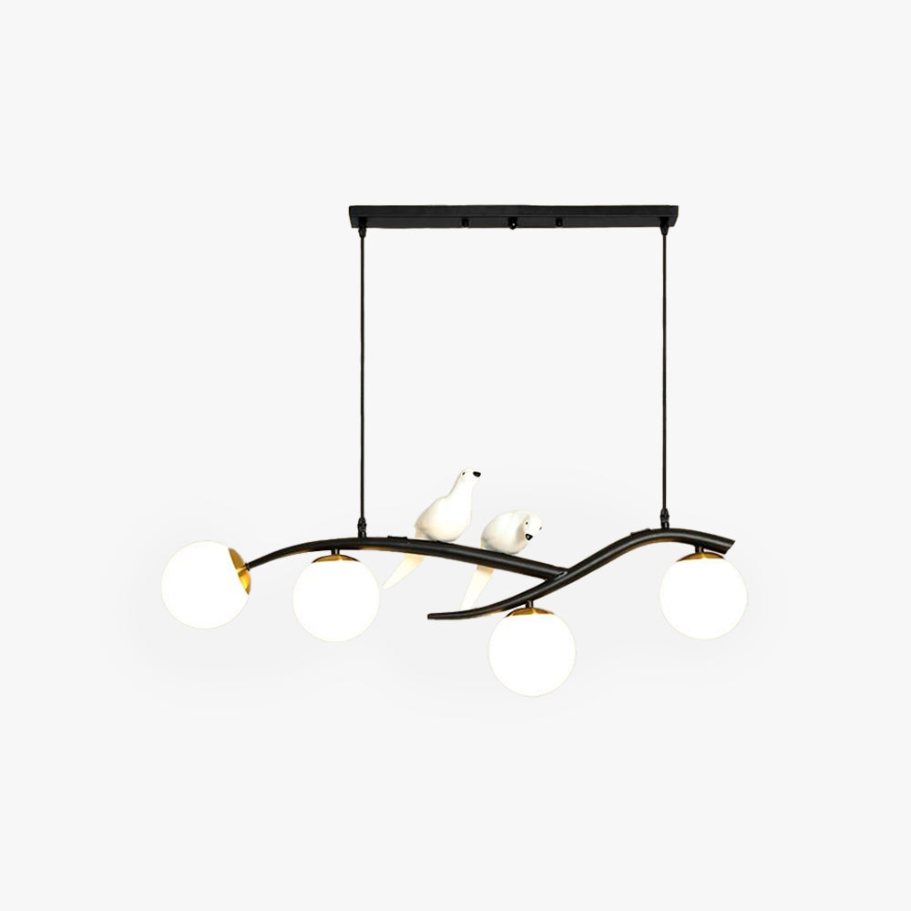 Bird Pendant Light With Ambient Glow Dual Color Finish