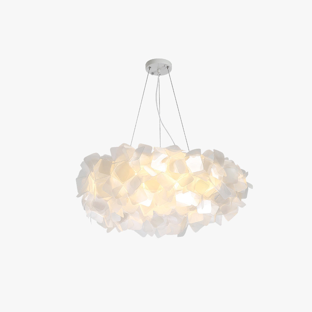 Floral Pendant Light With Soft Glow In Six Colors