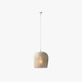 Rattan Bird Cage Pendant Light With Warm Glow