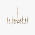 Heritage Metal Candle Chandelier For Living Room