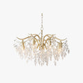Wisteria Crystal Bloom Chandelier for Living Room Dimmable Lighting