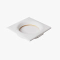 Moonlit Wall Light In White Metal And Gypsum