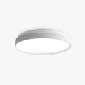 Round Metal Flush Mount Ceiling Light Dimmable White Grey Gold Finish