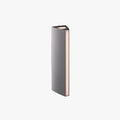 Modern Black And Silver Triangular Prism Outdoor Wall Light