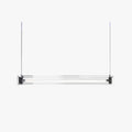 Durable Minimalist Linear Metal Pendant Light White