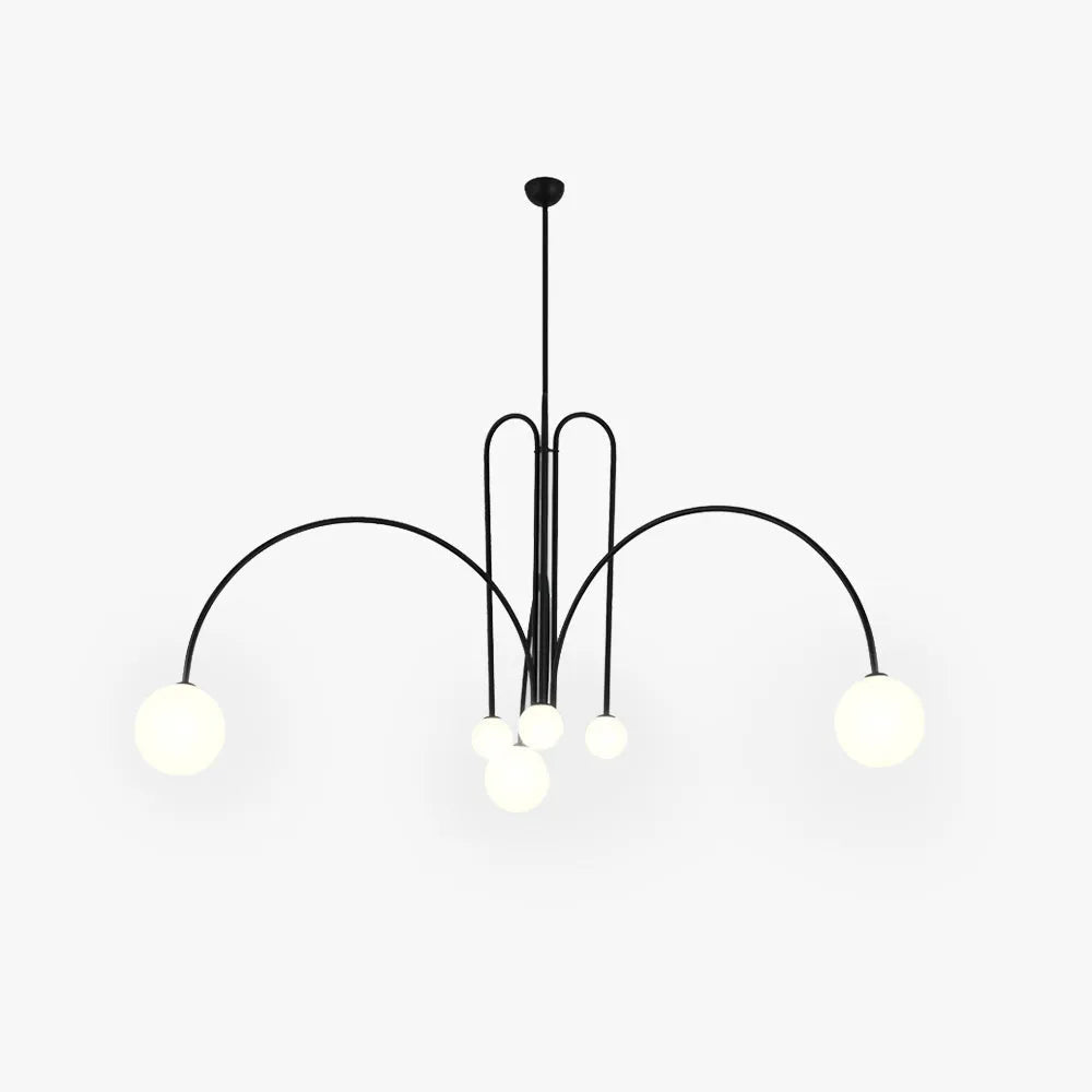 Monica Glass Bubble Pendant Light Delivers Warm Ambience