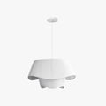 French Country Fabric And Metal Pendant Light For Warm Glow