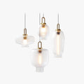 Minimalist Frosted Glass Pendant Light With Ambient Glow