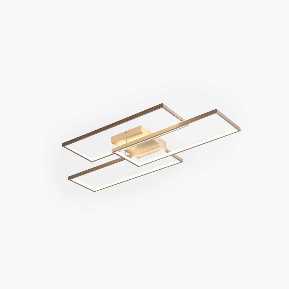 Dual Colour Rectangular Flush Mount Ceiling Light