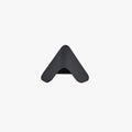 Ray Minimalist Triangle Metal Outdoor Wall Light Black White
