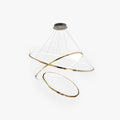 Gold Minimalist Ring Pendant Light For Living Room