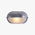 Outdoor Wall Light Round Ellipse IP65 Waterproof Gold Silver