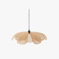 Handcrafted Rattan Pendant Light With Willow Weave