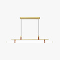 Modern Linear Pendant Light Black Gold For Living Spaces