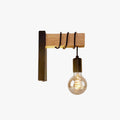 Aurora Industrial Wall Lamp Black And White Metal For Living Room