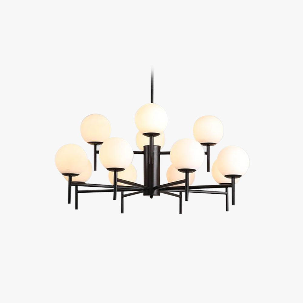 Elegant Globe Glass Pendant Light With Warm Glow