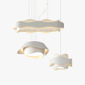 Art Deco Flower Pendant Light With Ambient Glow