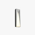 Astra Modern Rectangular Outdoor Wall Light In Black And White