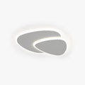 Oval Double Layer Geometric Flush Mount Ceiling Light