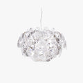 Elegant Diamond Flower Pendant Light for Living Room