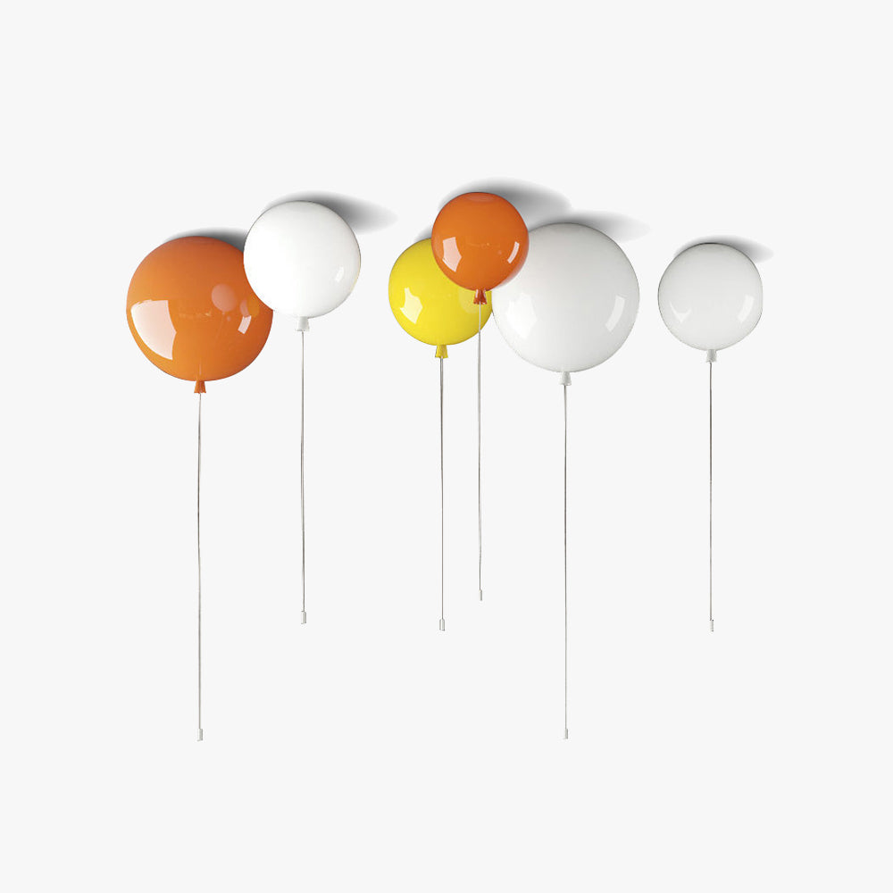 Acrylic Balloon Flush Mount Ceiling Light For Bedroom