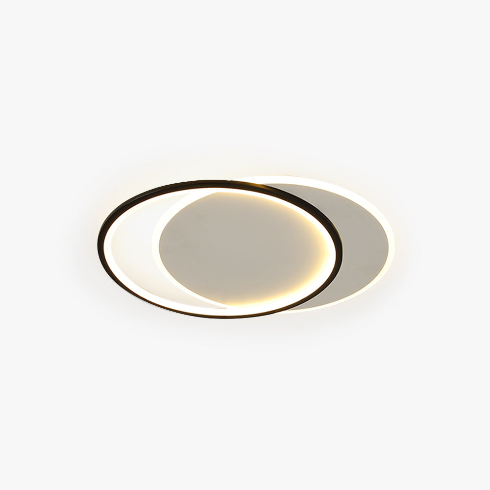 Premium Flush Mount Ceiling Light Square Or Round Black And White