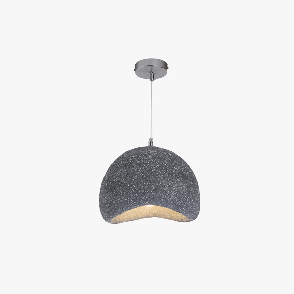 Wabi Sabi Bread Shape Resin Pendant Light For Cozy Glow