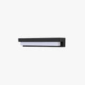 Minimalist Black Solar Linear Outdoor Wall Light