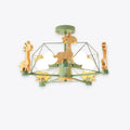Giraffe Motif LED Flush Mount Ceiling Light