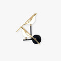Minimalist Bird Motif Metal Wall Light For Bedroom