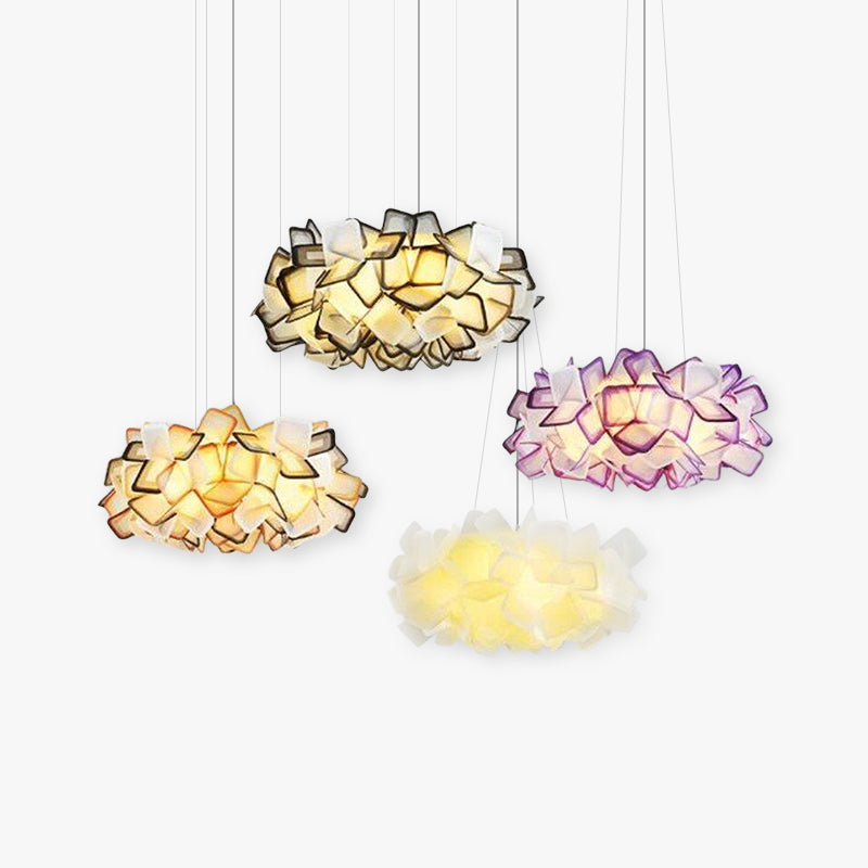 Multicolour Floral Pendant Light For Ambient Lighting