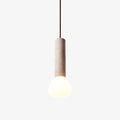 Lustre Suspendu Minimaliste En Travertin Jaune Pour Ambiance Chaleureuse